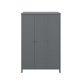Steens Tromso Grey 3 Door Wardrobe