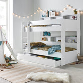 Oliver Bunk Bed With 2 Mattresses Bundle White-Better Bed Company