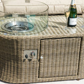 Maze Winchester Oval Fire Pit Coffee Table