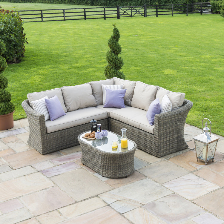 Maze Rattan Winchester Small Corner Group