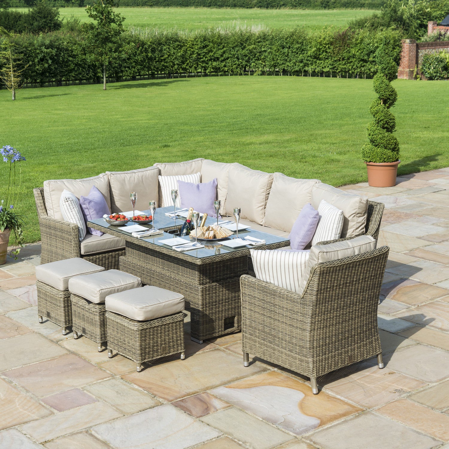 Maze rattan winchester discount 3 piece lounge set
