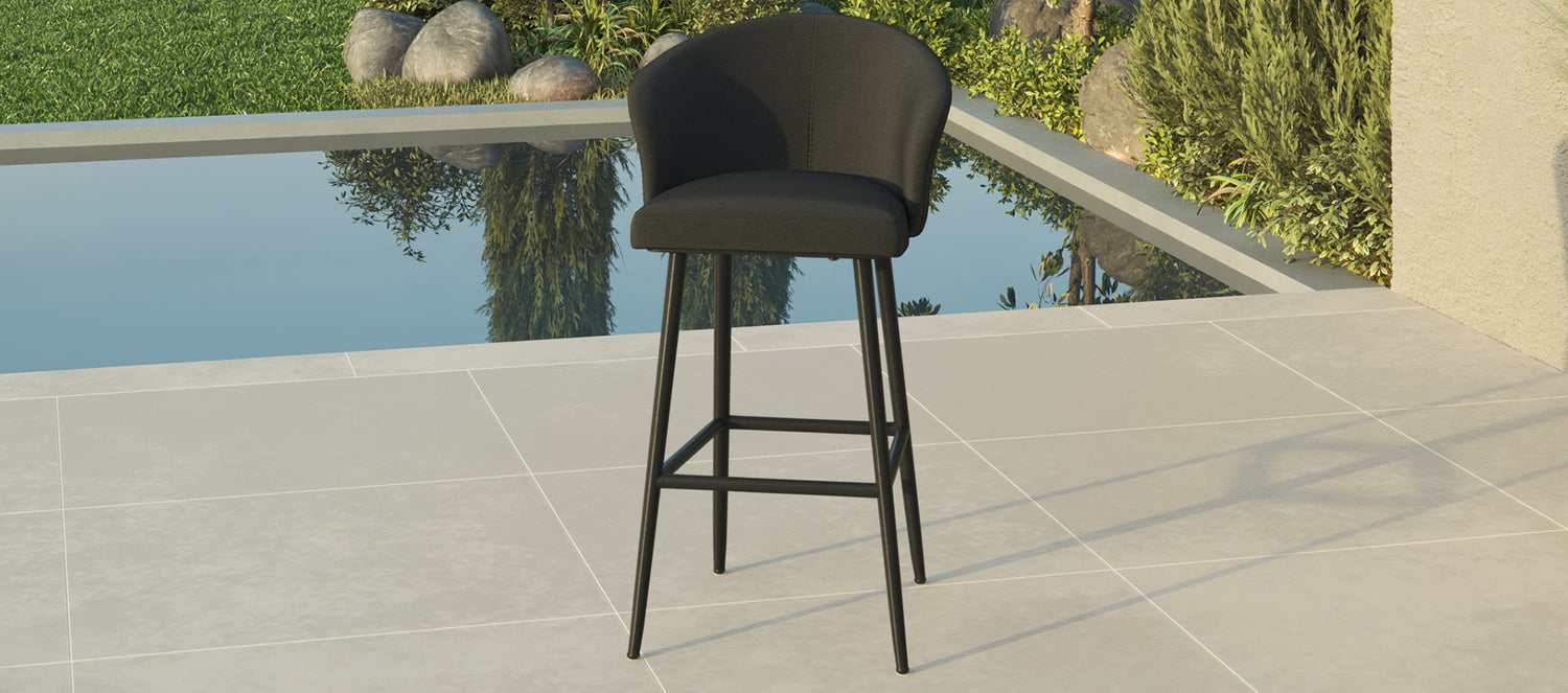 Maze Fabric Zen Bar Stool-Better Bed Company