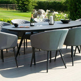 Maze Rattan Ambition 8 Seat Oval Dining Set