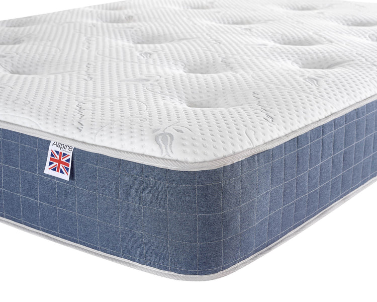 Aspire Cashmere Duo Season 1000 Pocket+ Mattress Front-Better Bed Company