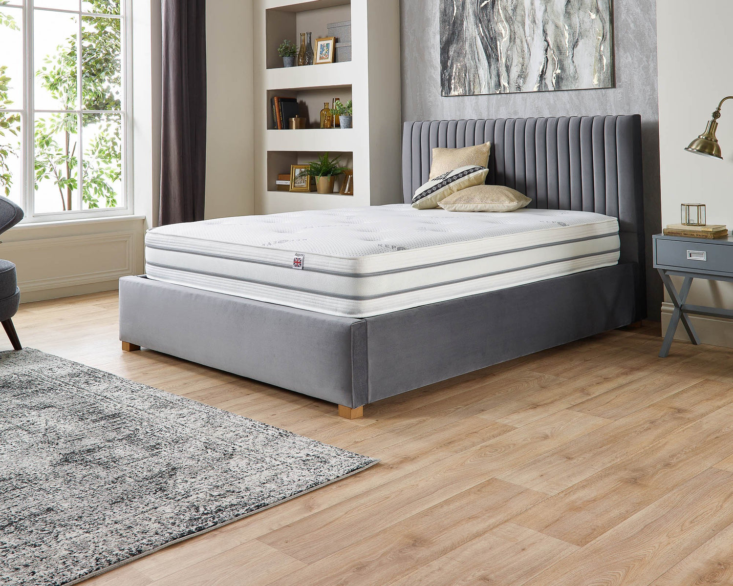 Aspire Eco Reprieve Dual Sided 1000 Pocket+ Mattress From Side-Better Bed Company