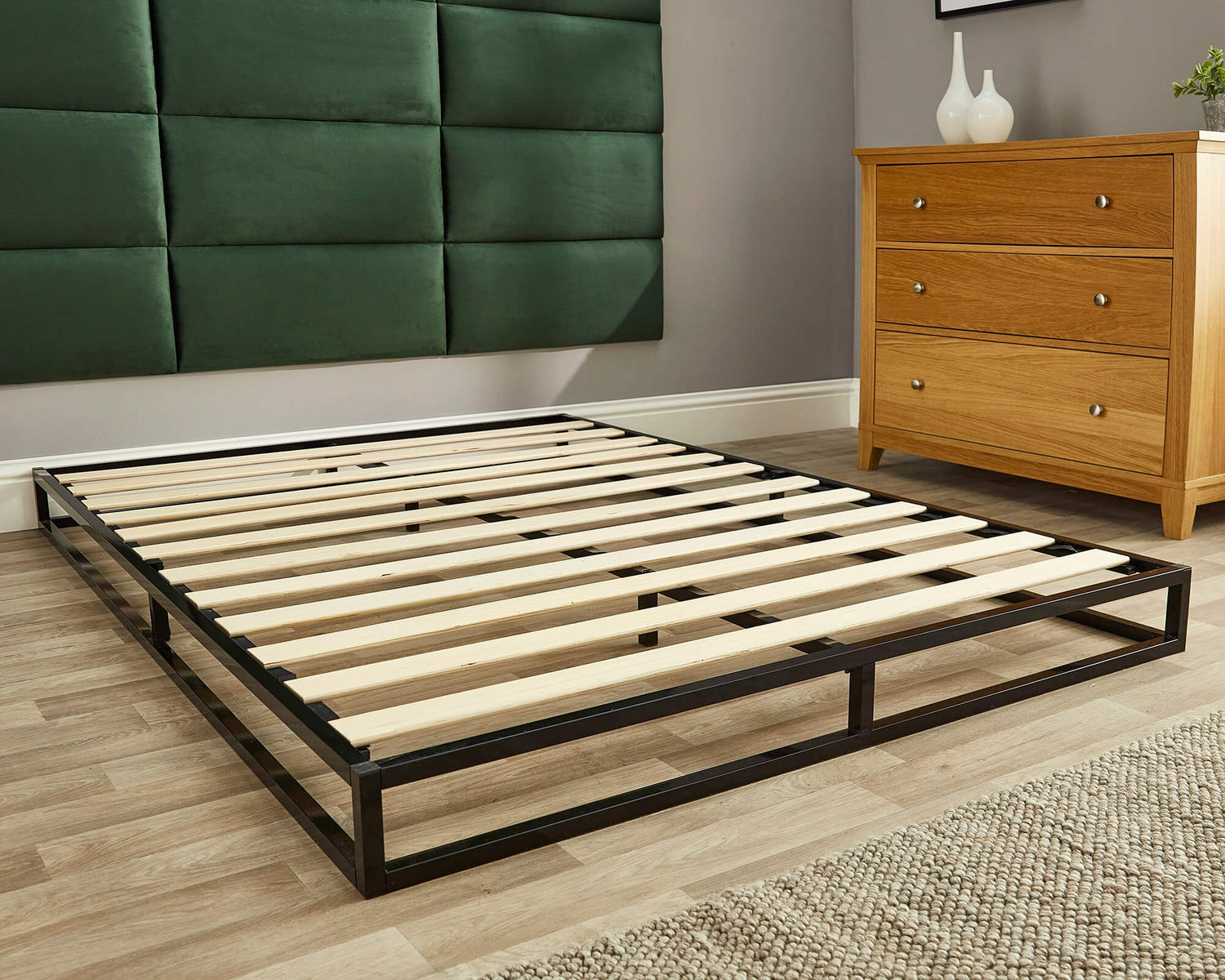 Aspire Metal Platform Loft Bed Slats on Show-Better Bed Company