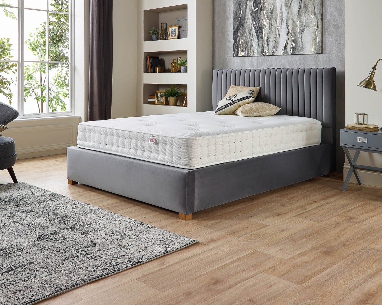 Aspire True Hybrid Natural & Memory Pocket+ 1000 Mattress on bed-Better Bed Company