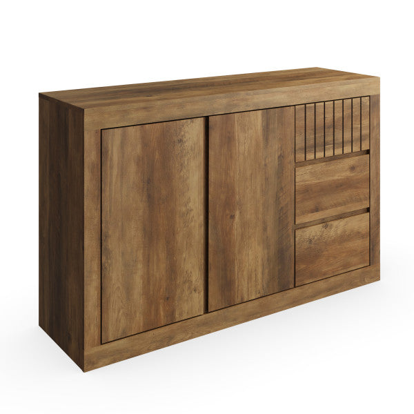 GFW Cartmel Sideboard Knotty Oak From Side-Better Bed Company