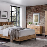 Julian Bowen Bali Bookcase Headboard Bed-Better Bed Company