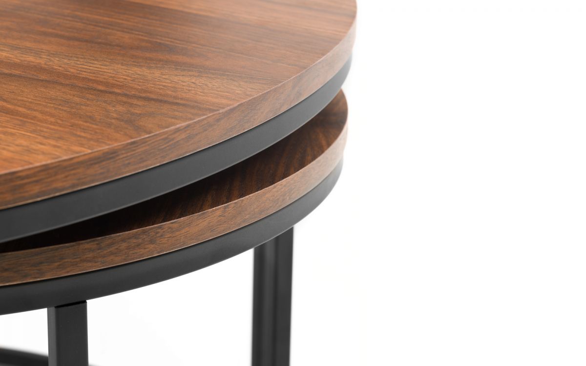 Julian Bowen Bellini Round Nesting Coffee Table
