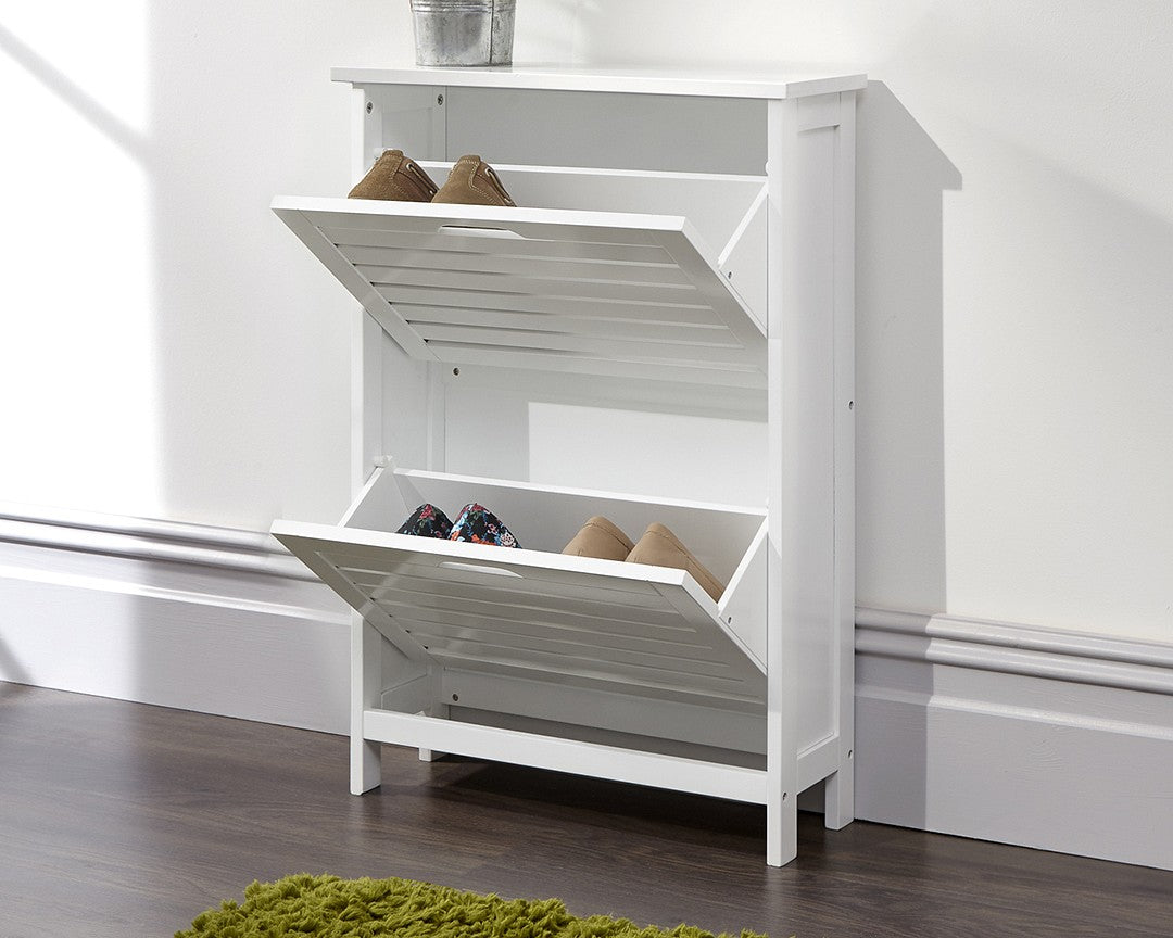GFW Bergen Two Tier Shoe Cabinet - Main Image