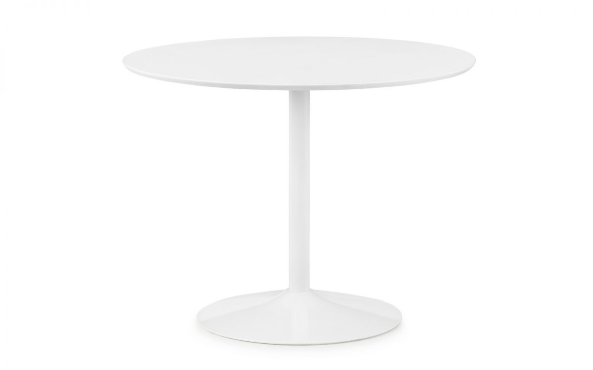 Julian Bowen Blanco Round Table In White