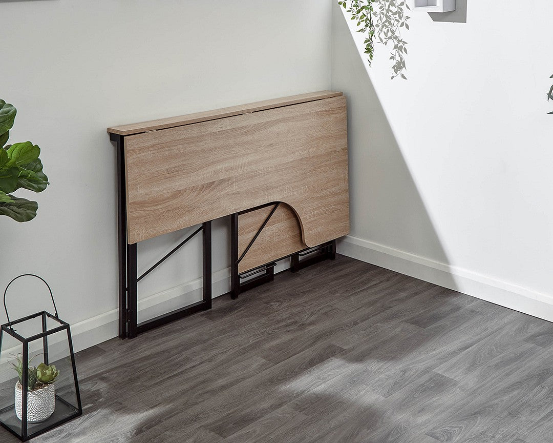 Foldable corner outlet desk
