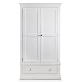 Julian Bowen Clermont 2 Door 1 Drawer Wardrobe