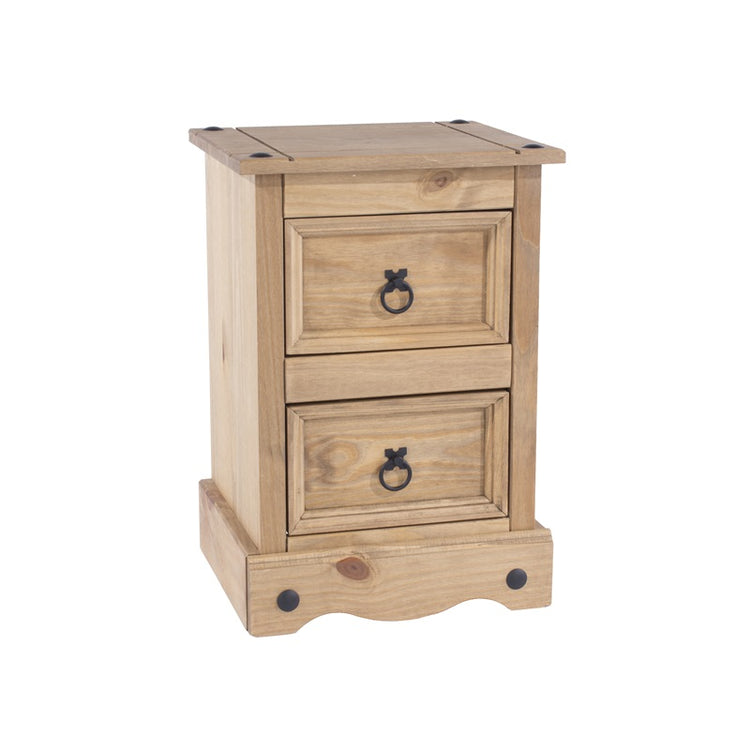 Core Products Corona 2 Drawer Petite Bedside Cabinet
