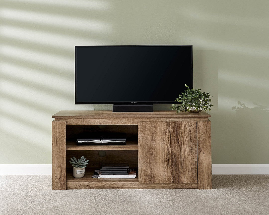 GFW Canyon Oak Compact TV Unit-Better Bed Company 