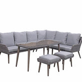 Signature Weave Danielle Corner Sofa Dining-Better Bed Company 