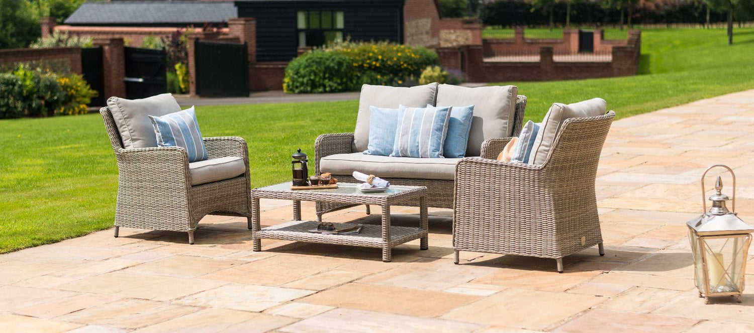 Maze Rattan Oxford Heritage Square Sofa Set