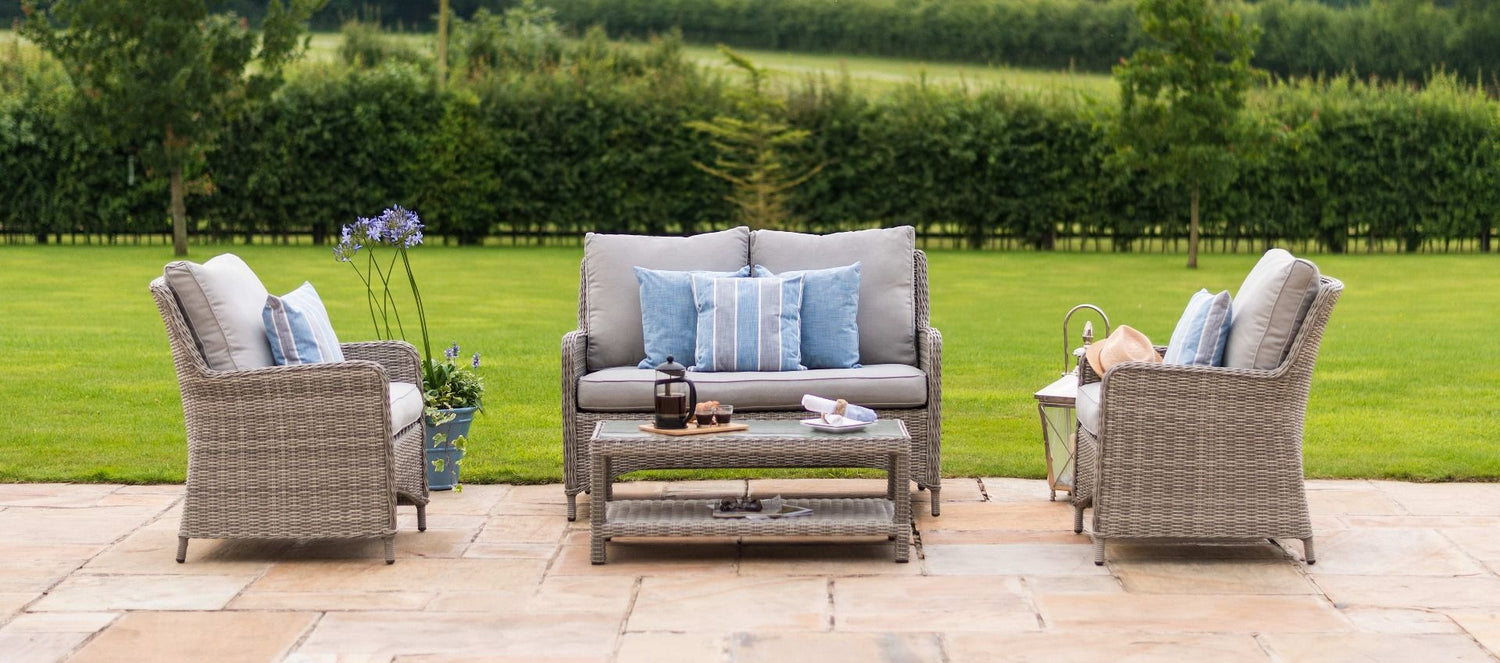 Maze Rattan Oxford Heritage Square Sofa Set