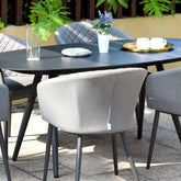 Maze Rattan Ambition 6 Seat Oval Dining Set