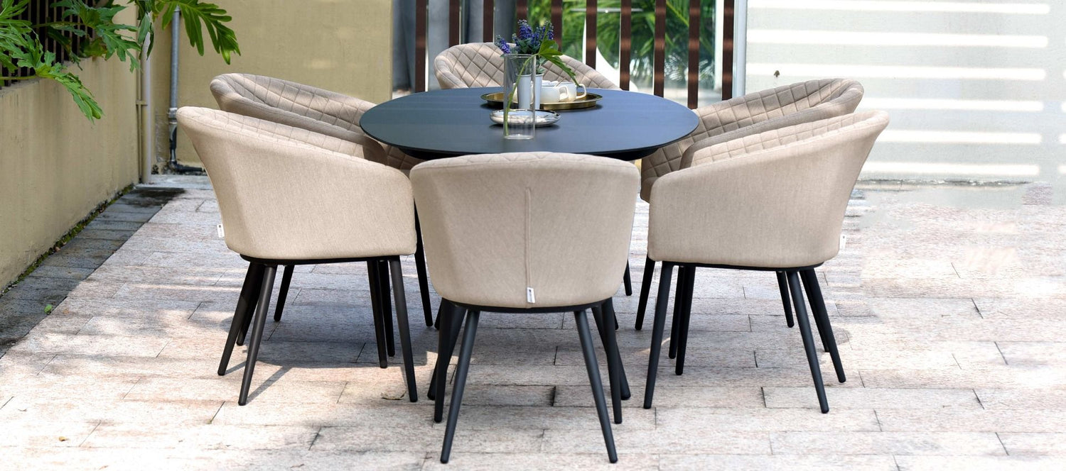 Maze Rattan Ambition 6 Seat Oval Dining Set