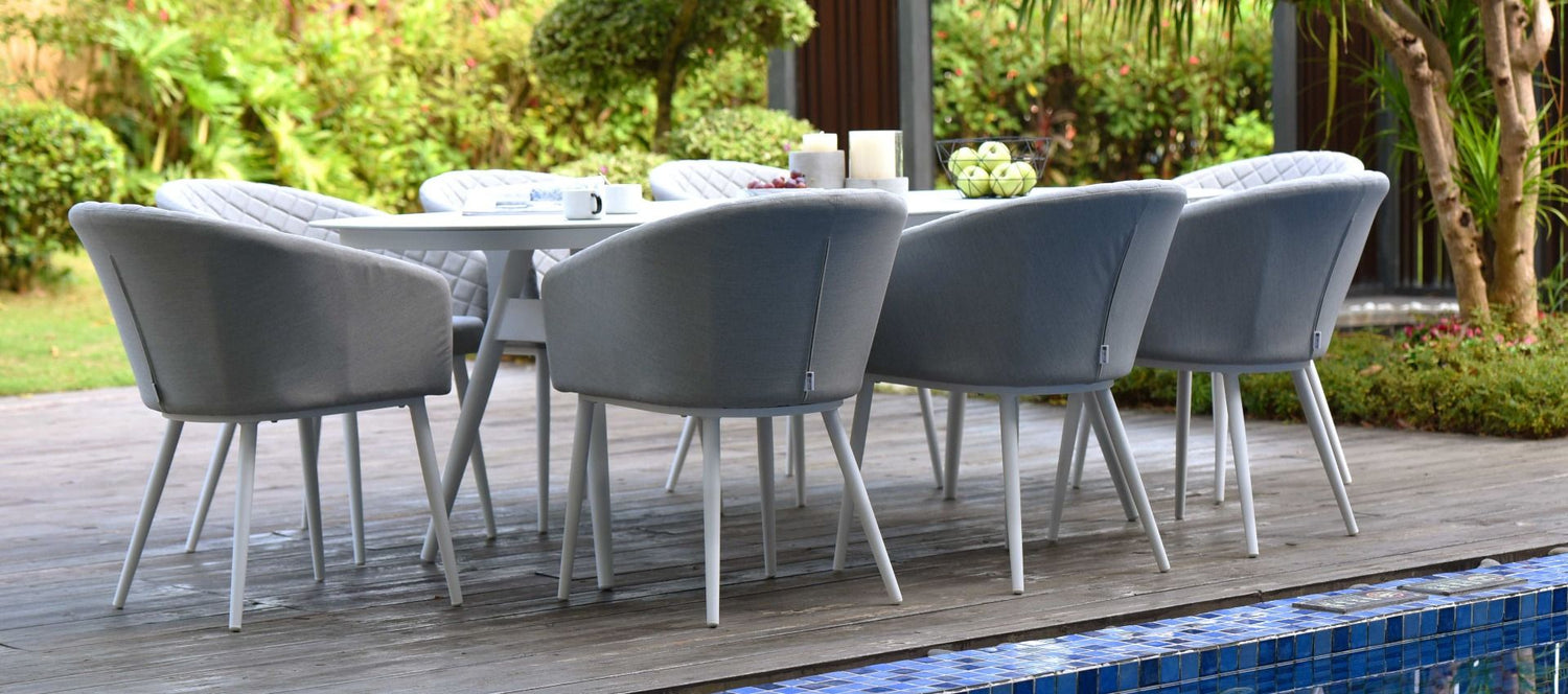 Maze Rattan Ambition 8 Seat Oval Dining Set