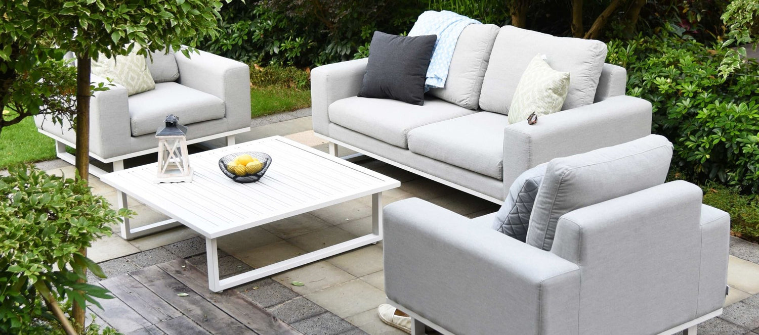 Maze Rattan Ethos 2 Seat Sofa Set With Coffee Table