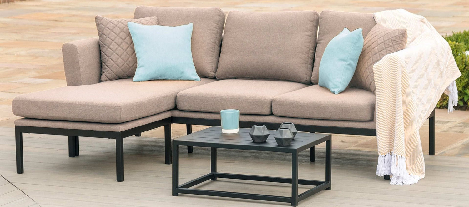 Maze Rattan Pulse Sofa Set Taupe-Better Bed Company