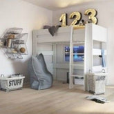 Steens Memphis White High Sleeper