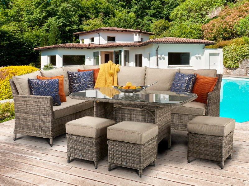 Signature Weave Edwina Corner Dining Mixed Nature Weave Main-Better Bed Company 
