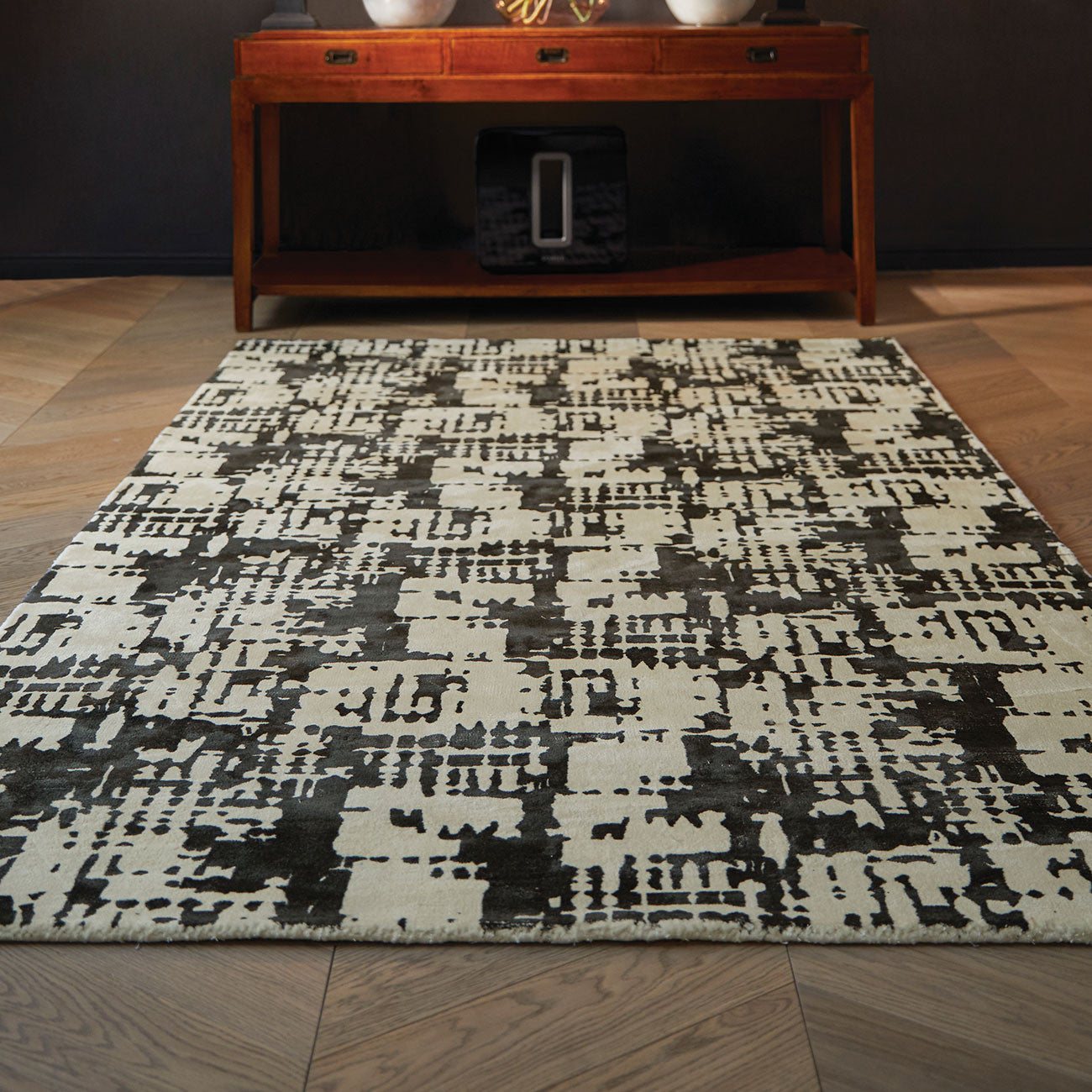 Rug Guru Elements Jet / Ivory