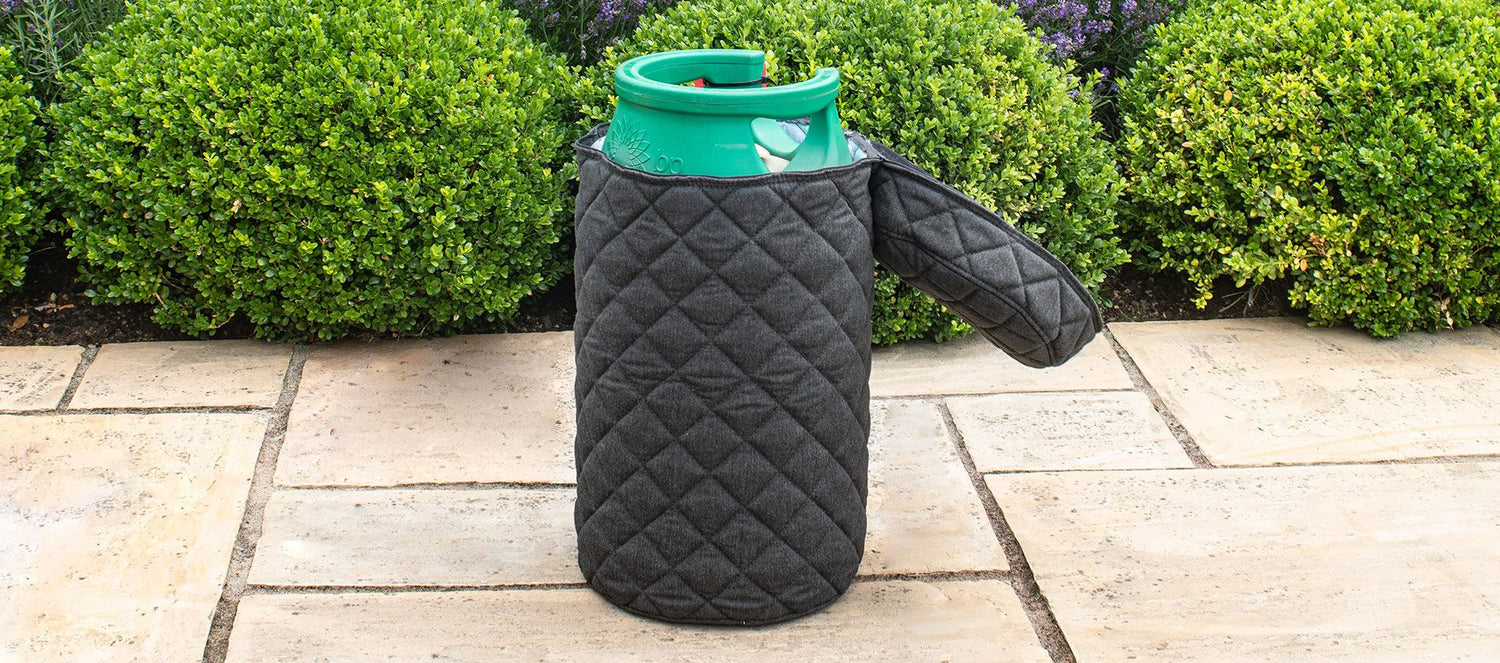 Maze Rattan Fabric 10KG Gas Bottle Cover