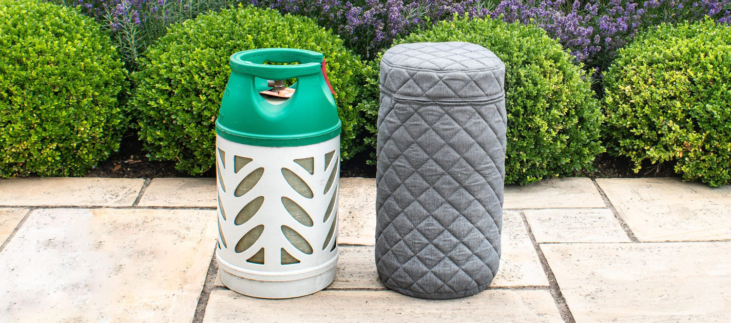 Maze Rattan Fabric 10KG Gas Bottle Cover