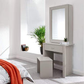 Hobson mirrored unit and stool sales