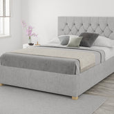 Better Finchen Storm Grey Ottoman Bed