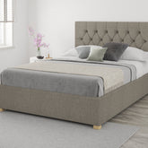 Better Finchen Warm Grey Ottoman Bed