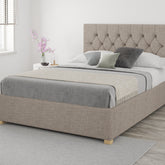 Better Finchen Knit Light Brown Ottoman Bed