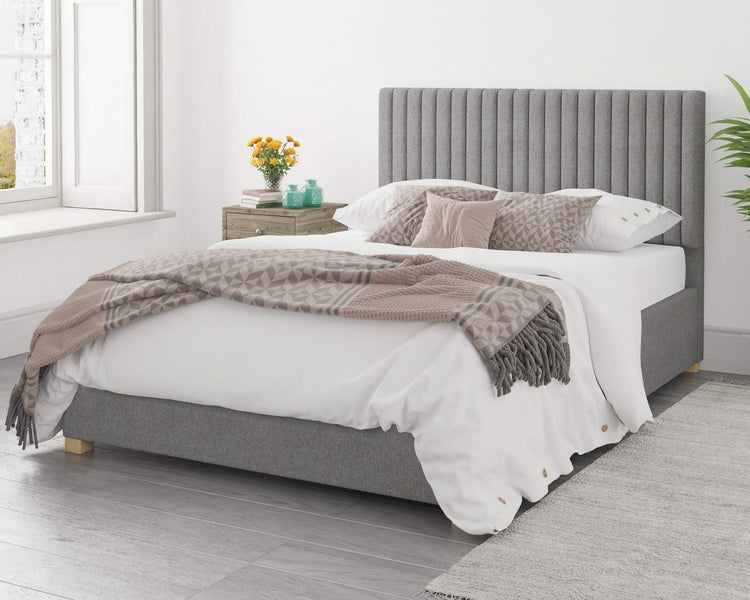 Better Glossop Grey Ottoman Bed