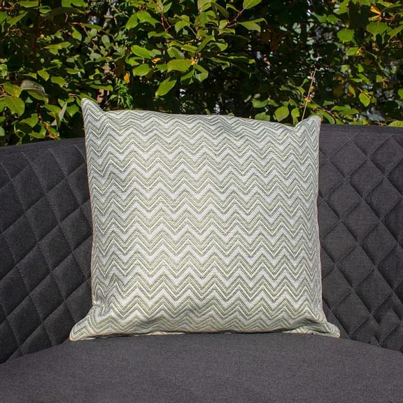 Maze Rattan Fabric Scatter Cushions Polines Green