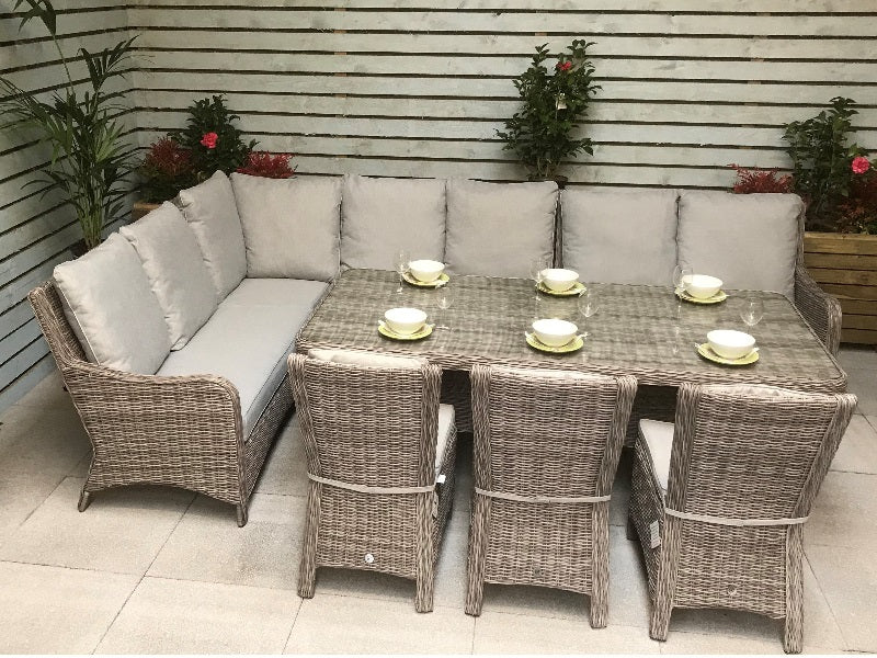 Signature Weave Alexandra Large Corner Dining Set