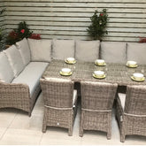 Signature Weave Alexandra Large Corner Dining Set