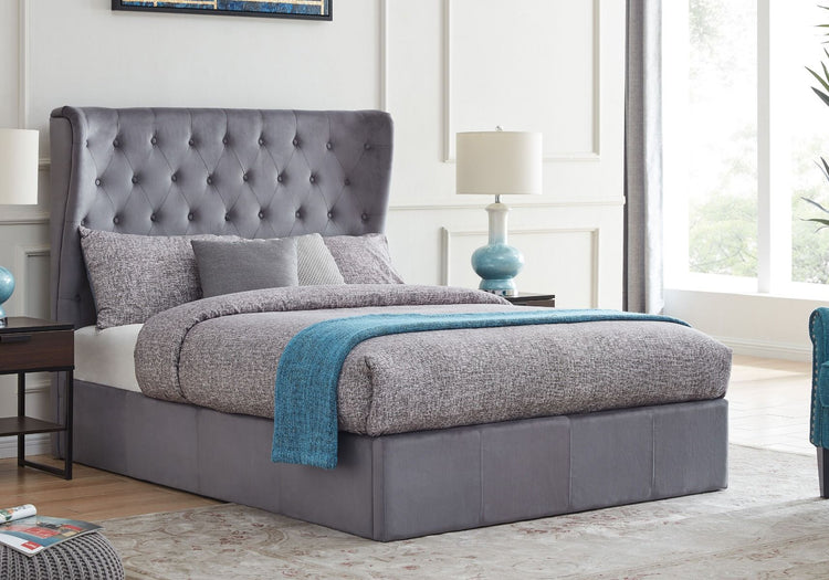 Flintshire Furniture Holway Grey Fabric Ottoman Bed