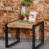 Indian Hub Cosmo Industrial Small Coffee Table-Better Bed Company 