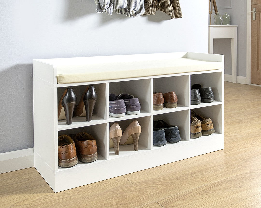 Kempton shoe top bench grey