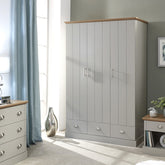 GFW Kendal 3 Door 3 Drawer Wardrobe