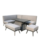 Signature Weave Kimmie Fabric Sofa Dining with Gas Lift Table-Better Bed Company 
