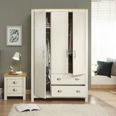 GFW Lancaster 3 Door 2 Drawer Wardrobe