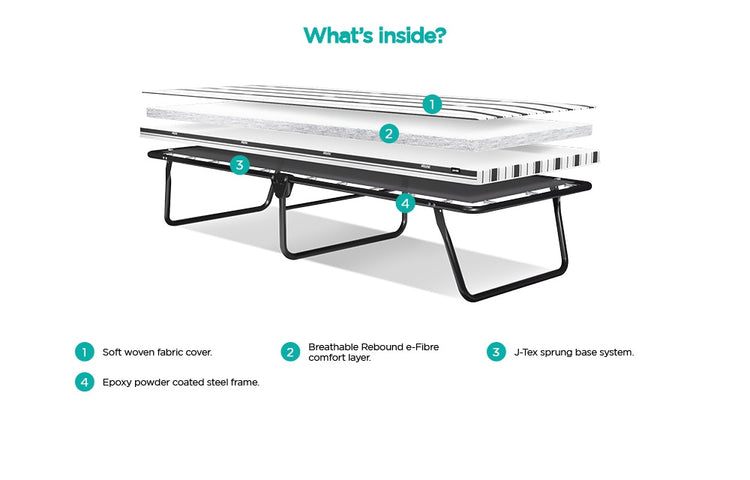 Jay-Be Value Folding Bed With Rebound e-Fibre Mattress