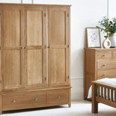 Julian Bowen Mallory 3 Door Wardrobe-Better Bed Company