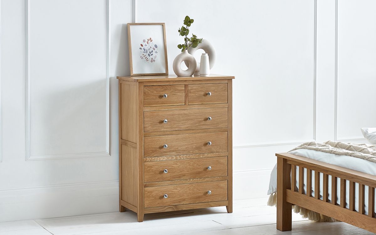 Julian Bowen Mallory 4+2 Drawer Chest-Better Bed Company